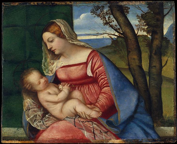 Madonna and Child - Тициан