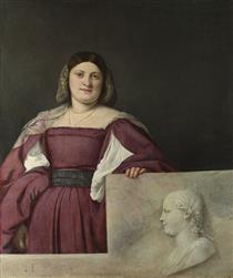 Retrato de uma Mulher - Ticiano Vecellio