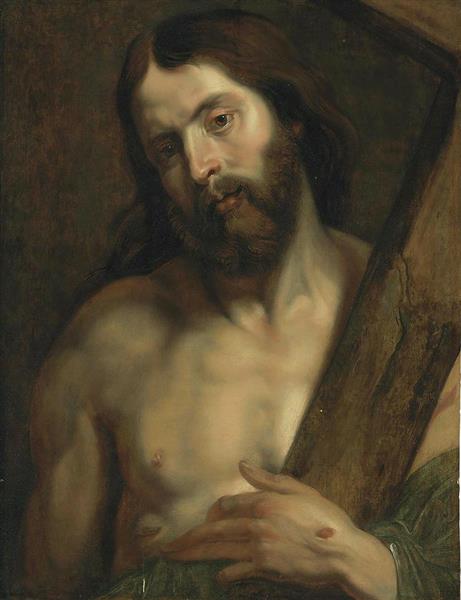Christ with the Cross - Antoon van Dyck