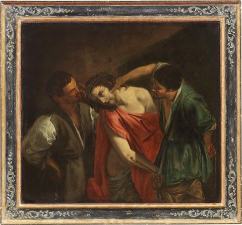 Christ crowned with thorns - Michelangelo Merisi da Caravaggio