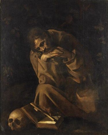 Saint Francis in Meditation, c.1606 - Caravaggio