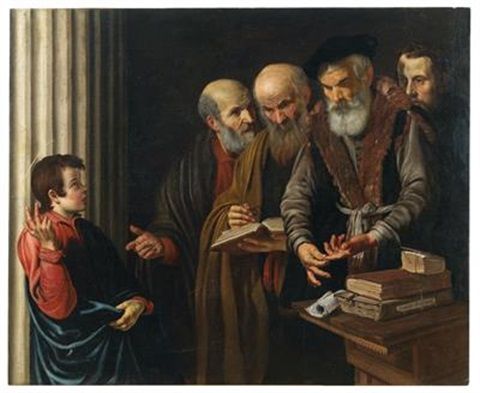 Christ among the Doctors - Michelangelo Merisi da Caravaggio