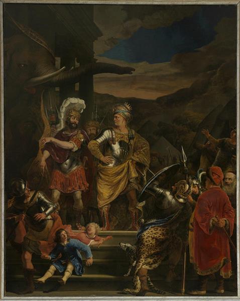 Fabritius and Pyrrhus - Ferdinand Bol