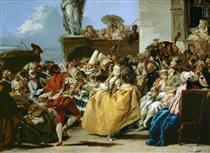 The Minuet or Carnival Scene - Giovanni Domenico Tiepolo