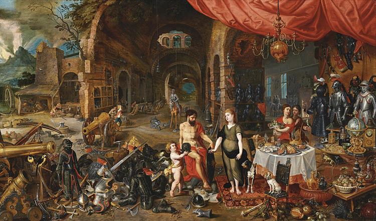 Venus at the Forge of Vulcan - Jan Brueghel the Younger