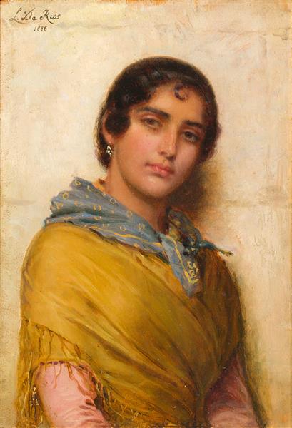 Venetian woman, 1886 - Luigi Da Rios