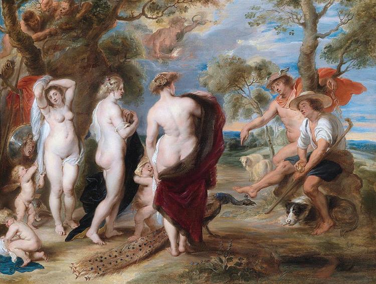 The Judgement of Paris - Pierre Paul Rubens