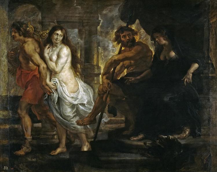 Orpheus and Eurydice - Пітер Пауль Рубенс
