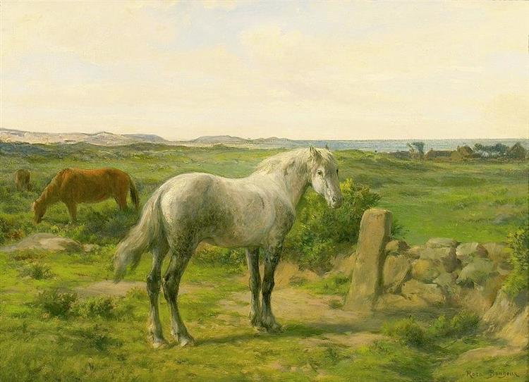 Horses near the Seaside - Rosa Bonheur