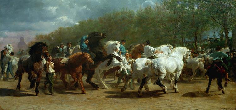 La foire du cheval, 1855 - Rosa Bonheur