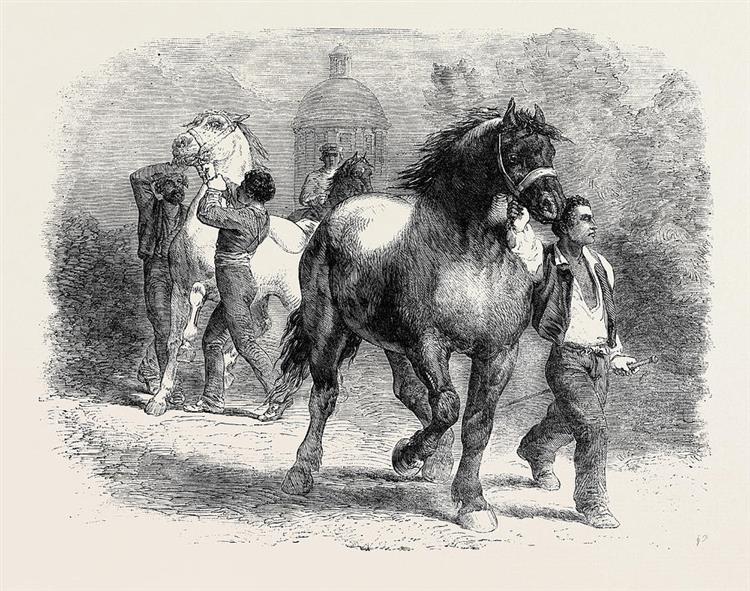 Sketch from the Horse Fair - Rosa Bonheur