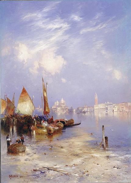 A View of Venice - Томас Моран