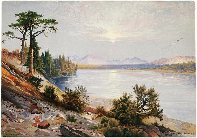 Head of Yellowstone River - Thomas Moran
