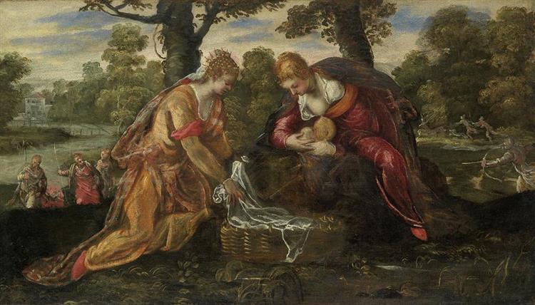 Finding of Moses - Tintoretto