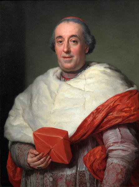 Portrait of Cardinal Zelada - Anton Raphael Mengs