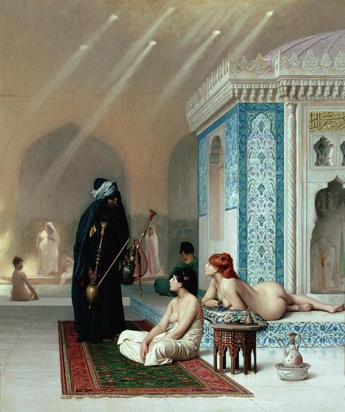 Pool in a Harem, c.1876 - Жан-Леон Жером