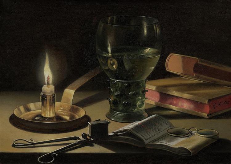 Still Life with Lighted Candle - Питер Клас