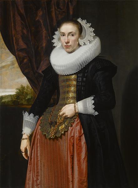 Portrait of the Wife of Alexander Van Der Capellen - Pieter Soutman ...