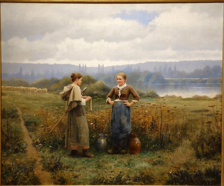 The meeting, c.1888 - Деніел Ріджвей Найт