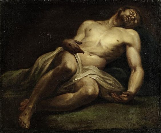 Liegender Christus - Ludovico Carracci