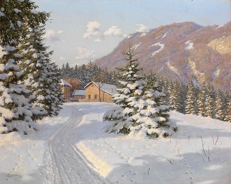 Winter Landscape - Boris Vasilievich Bessonov