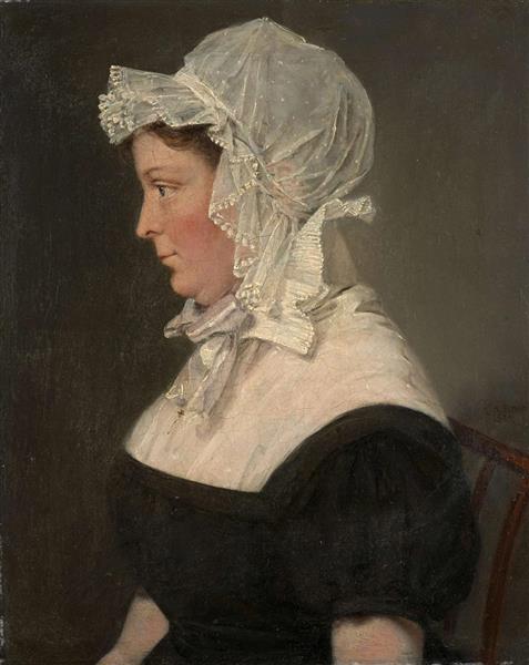 Portrait de Marie-Magdeleine Bille, 1829 - Christian Albrecht Jensen