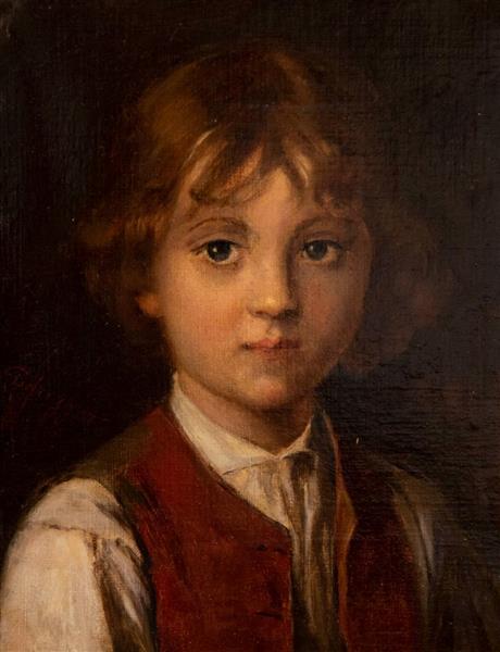 Portrait of a child - Franz Defregger