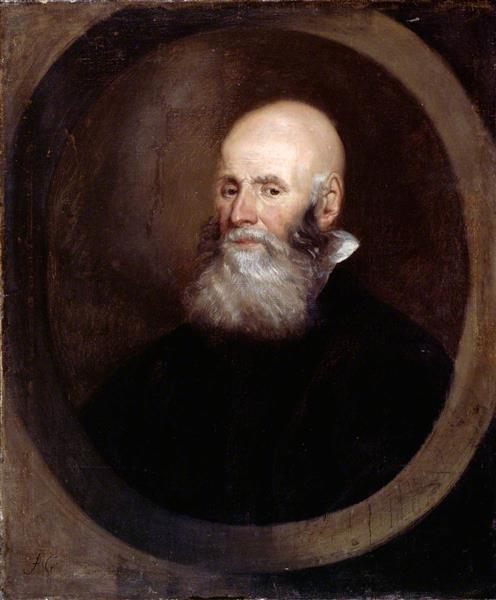 Head of a Bearded Man - John Greenhill