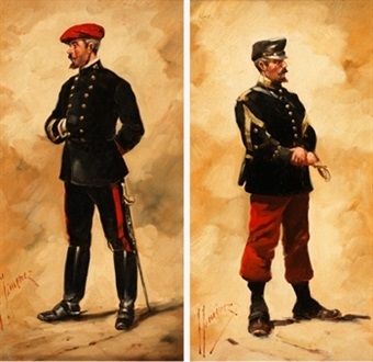 Soldados, pair - Juan Jiménez Martín