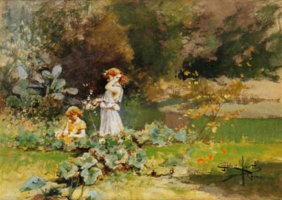 Fanciulle tra i fiori - Juan Jiménez Martín