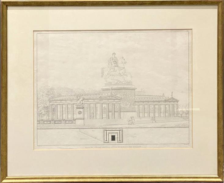 Design for a monument to King Frederick the Great - Karl Friedrich Schinkel