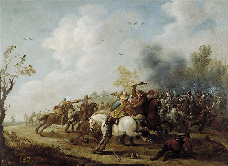 Choque de caballería - Pieter Meulener