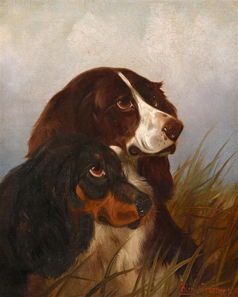 A study of two spaniels - Colin Graeme Roe