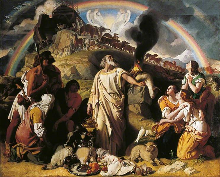 Noah S Sacrifice Daniel Maclise WikiArt Org