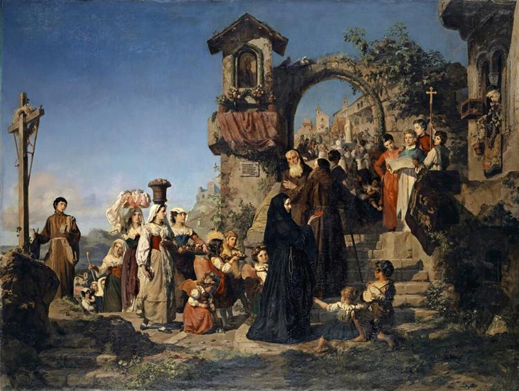Saint Mary’s Day in the Sabine Mountains - Ernst Stuckelberg