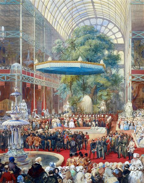 Opening of the Great Exhibition in London, 1 May 1851 - Eugène Louis Lami