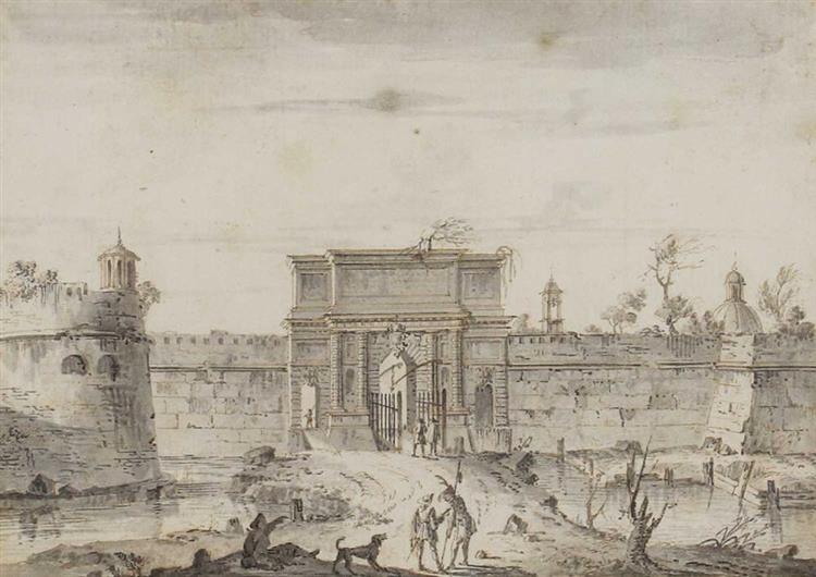 The Porta Romana Milan - Francesco Zucchi