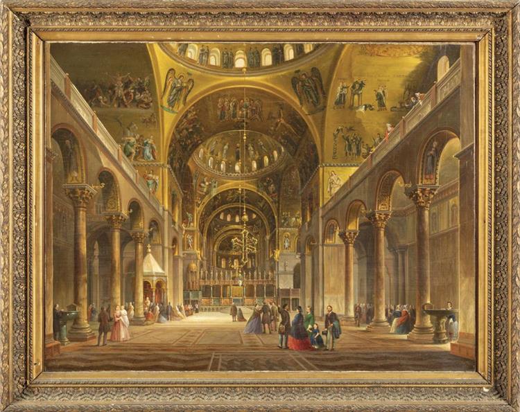 Interno della Basilica di San Marco - Giuseppe Borsato