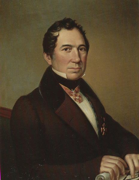 Portrait of Johan Carl Ludvig Engel - Johan Erik Lindh