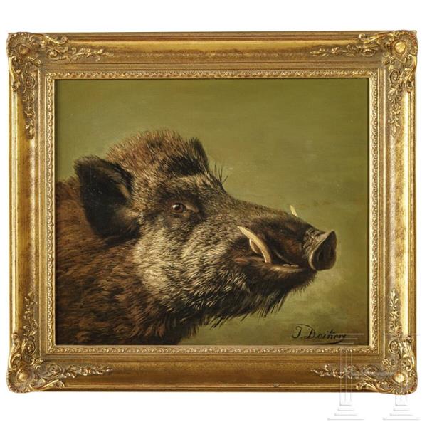 a boar's head - Johannes Christian Deiker