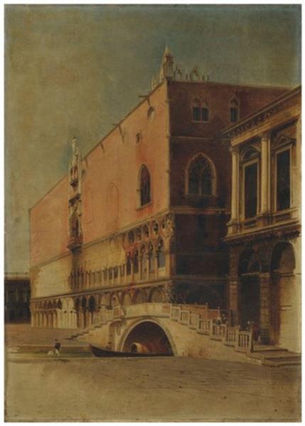 Venise: vue du palais - Lancelot-Theodore Turpin de Crisse
