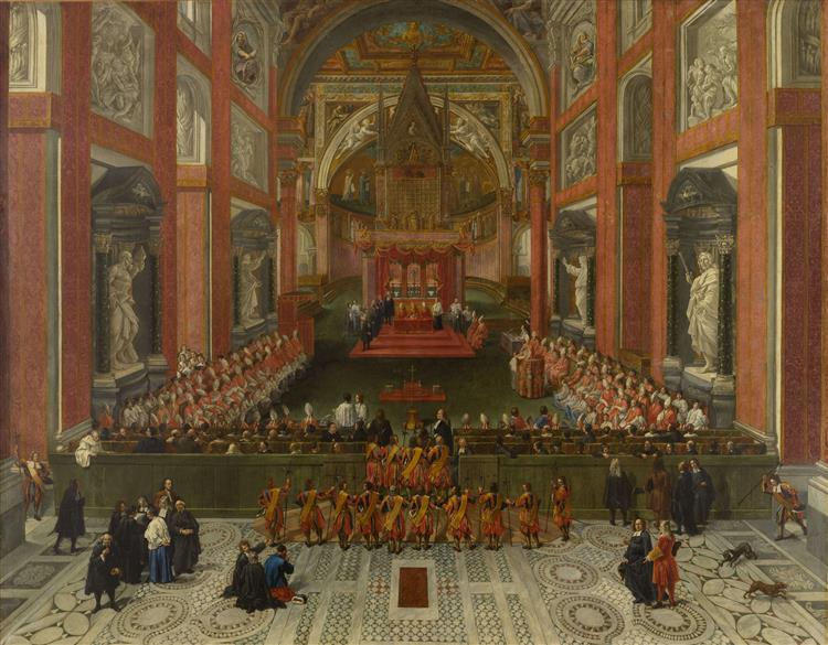 The Lateran Convention of 1725 - Pier Leone Ghezzi