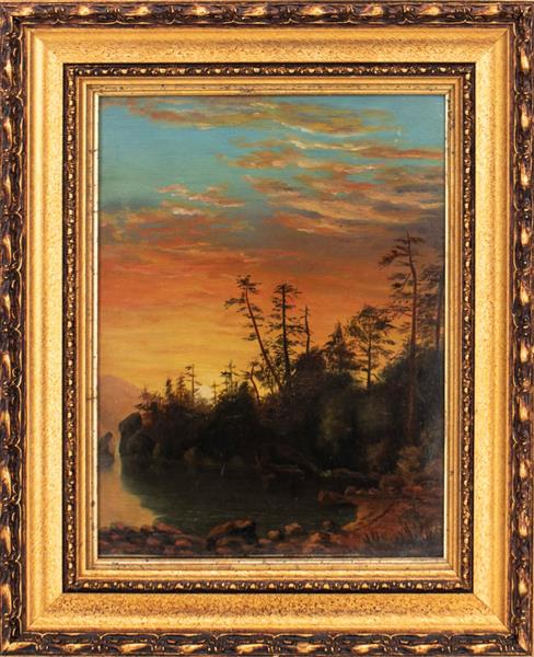 Landscape at Sunset - Sanford Robinson Gifford