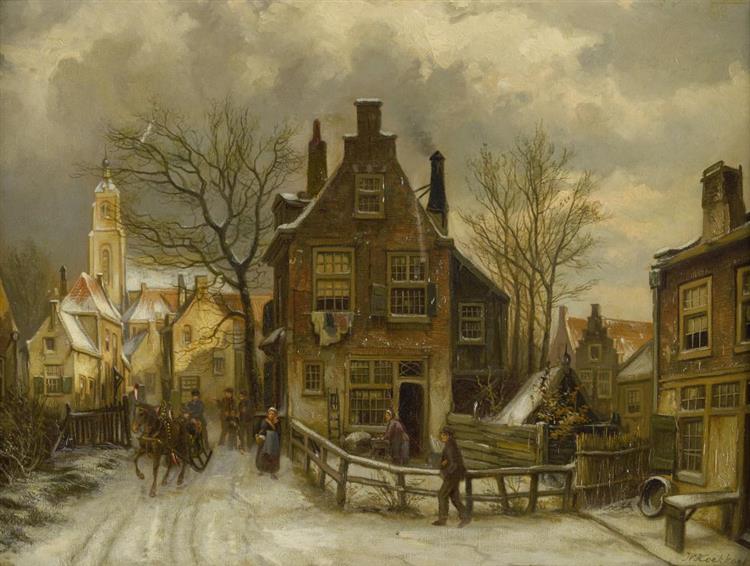 A winter's day - Willem Koekkoek
