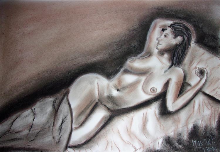 Desnudo en tiza, 2014 - Ателье