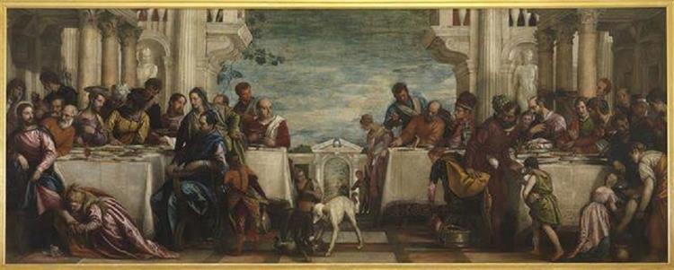 Feast at the House of Simon, 1567 - 1570 - 委羅内塞