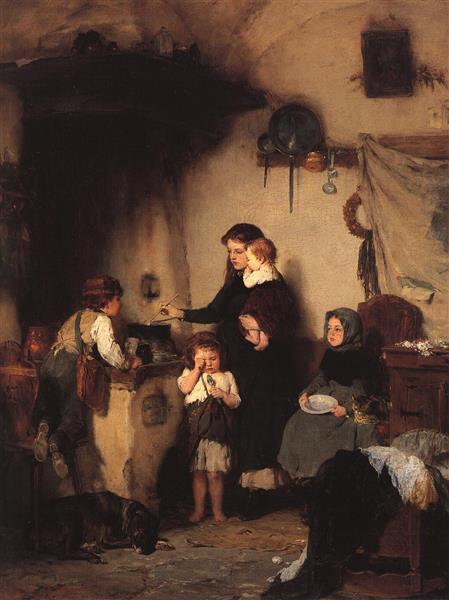 The orphans, 1871 - Nikolaos Gysis