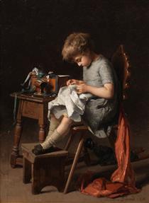 The little seamstress - Theodore Gerard