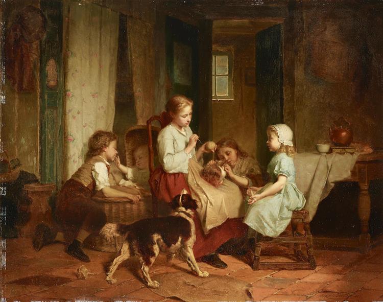 Afternoon pastimes, 1865 - Theodore Gerard