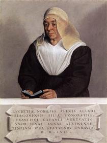 Abbess Lucrezia Agliardi Vertova - Giovan Battista Moroni